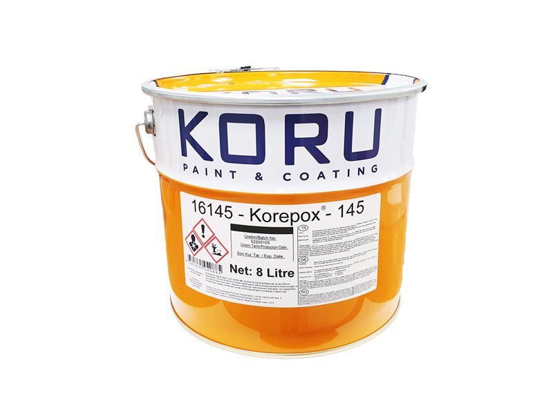 יסוד אפוקסי בגוון RAL7035 <br> Koru Korupox Topcoat 16145 <br> 8 ליטר
