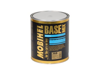 צבע BASE Mix 368 Deep Black 2 <br> MOBIHEL<br>3.5 ליטר