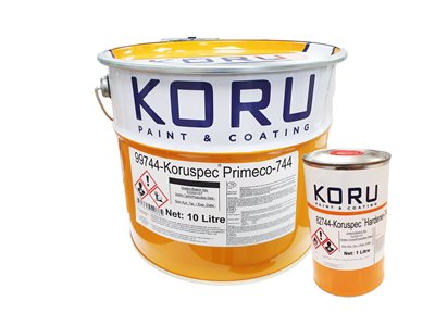 יסוד אפוקסי היברידי RAL7035 + מקשה <br> Koru Koruspec Primeco 99744 <br> 10 ליטר